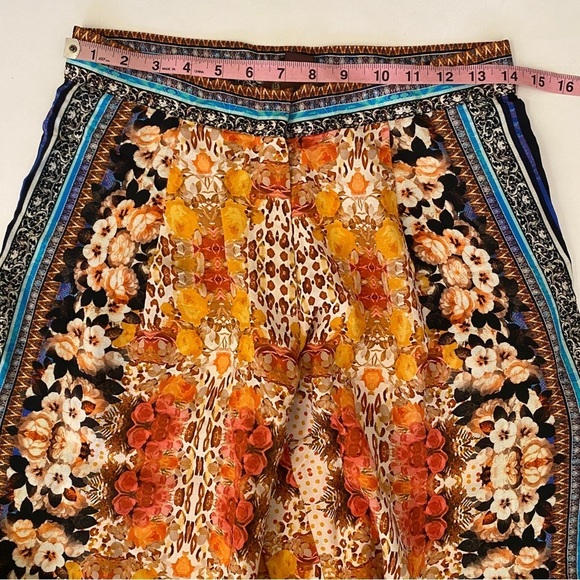 Anthropologie || Ranna Gill Samaire Wide Leg Pants Trousers Floral 0 - Picture 7 of 9